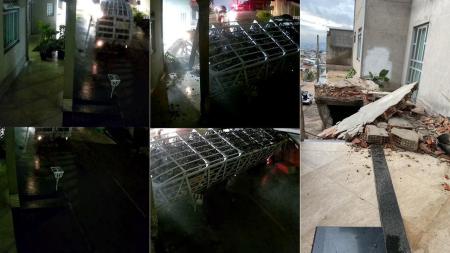 Caminhão de gás atingiu casa em Betim após soltar de reboque