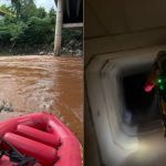 Vídeo mostra bombeiros em galerias subterrâneas no 5° dia de buscas por jovem em Sabará