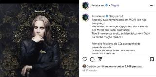 Elton John e Tico Santa Cruz lamentaram o falecimento de Ozzy