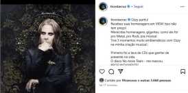 Elton John e Tico Santa Cruz lamentaram o falecimento de Ozzy