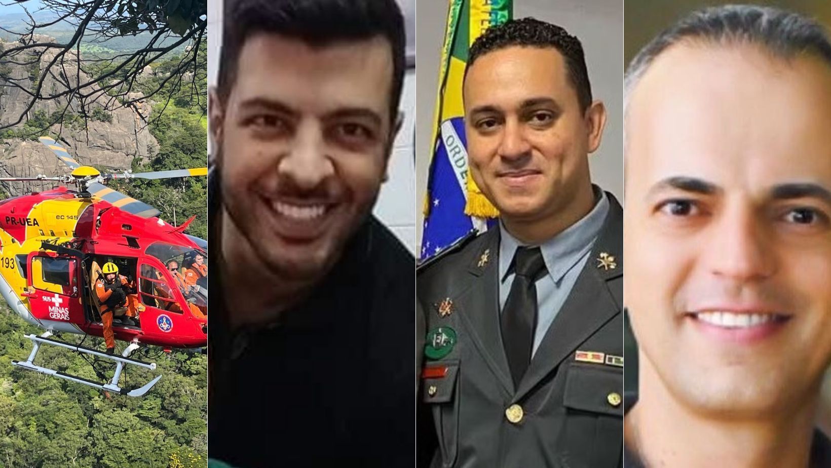Capitão, médico e enfermeiro: quem são as vítimas da queda de helicóptero dos Bombeiros