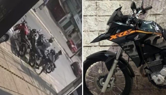 Vídeo: ladrões levam 15 segundos para furtar XRE na Grande BH