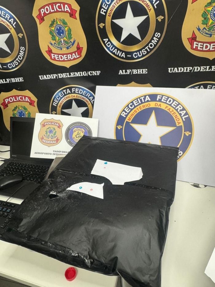 Mulher é presa com mais de 3 kg de cocaína no aeroporto de Confins antes de viajar para Paris