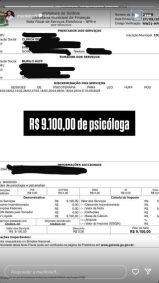 Murilo Huff expôs os gastos pelas redes sociais