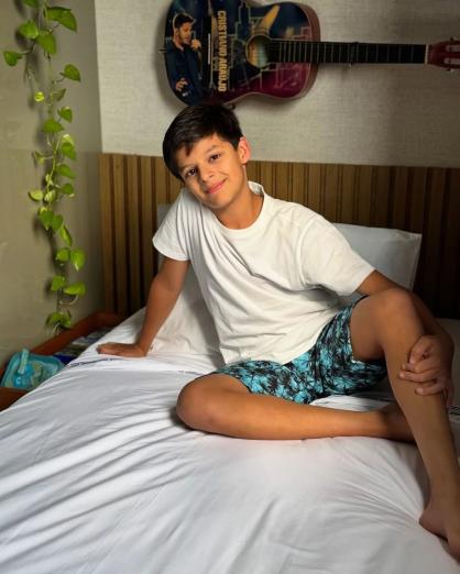 Bernardo Araújo, filho de Cristiano Araújo