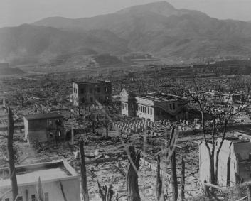 Nagasaki após a bomba atômica