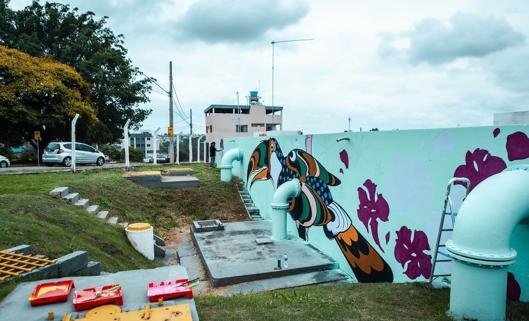 Projeto artístico vai transformar reservatórios da Copasa em Contagem em galerias de arte; entenda