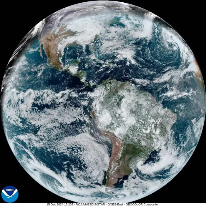 Vista do Globo pela Nasa