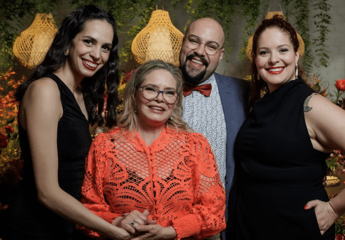 Vivian, Cintia Abravanel, Tiago e Ligia