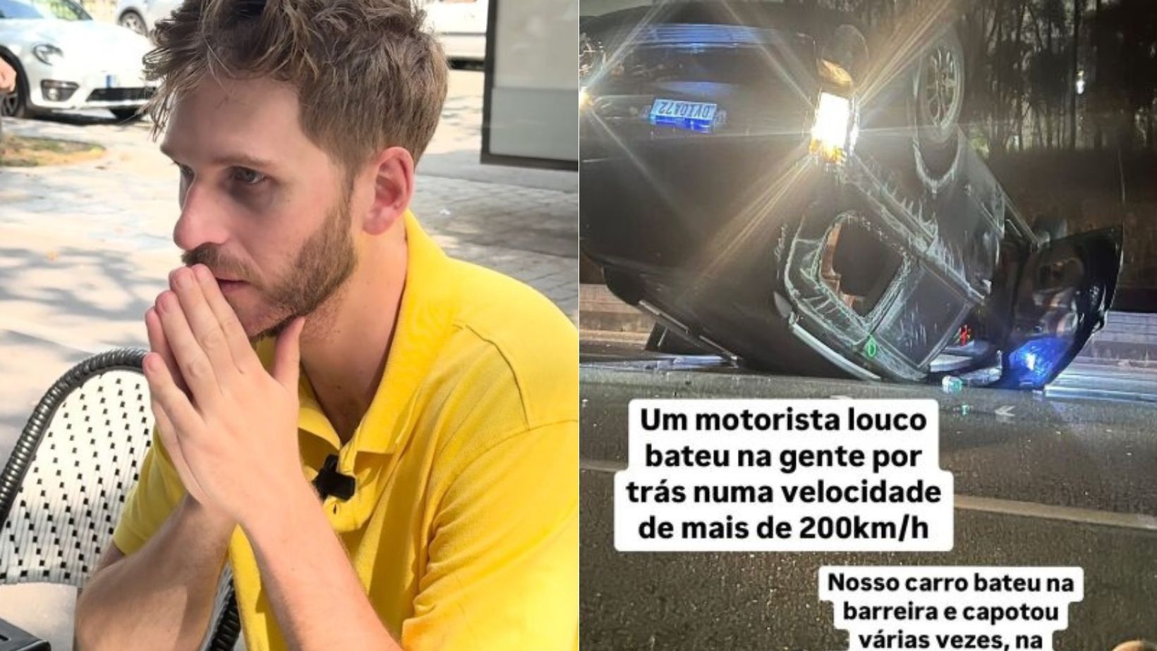 Humorista francês Paul Cabannes diz que 'ficha ainda não caiu' após grave acidente em SP