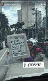 Nicolas Prattes comprovou a boa ação pelo Instagram