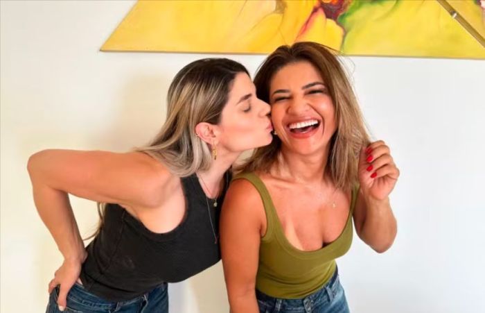 Nicole e Paula Olivera, segunda dupla de Pipocas