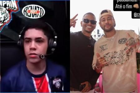 Luiz Camargo e Cris Guedes e Neymar