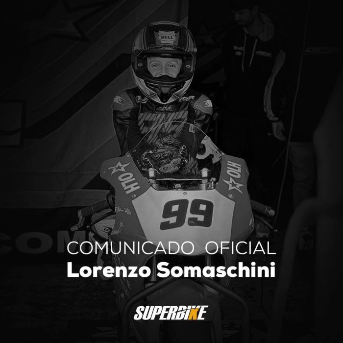 SuperBike Brasil se pronunciou sobre o falecimento de Lorenzo Somaschini