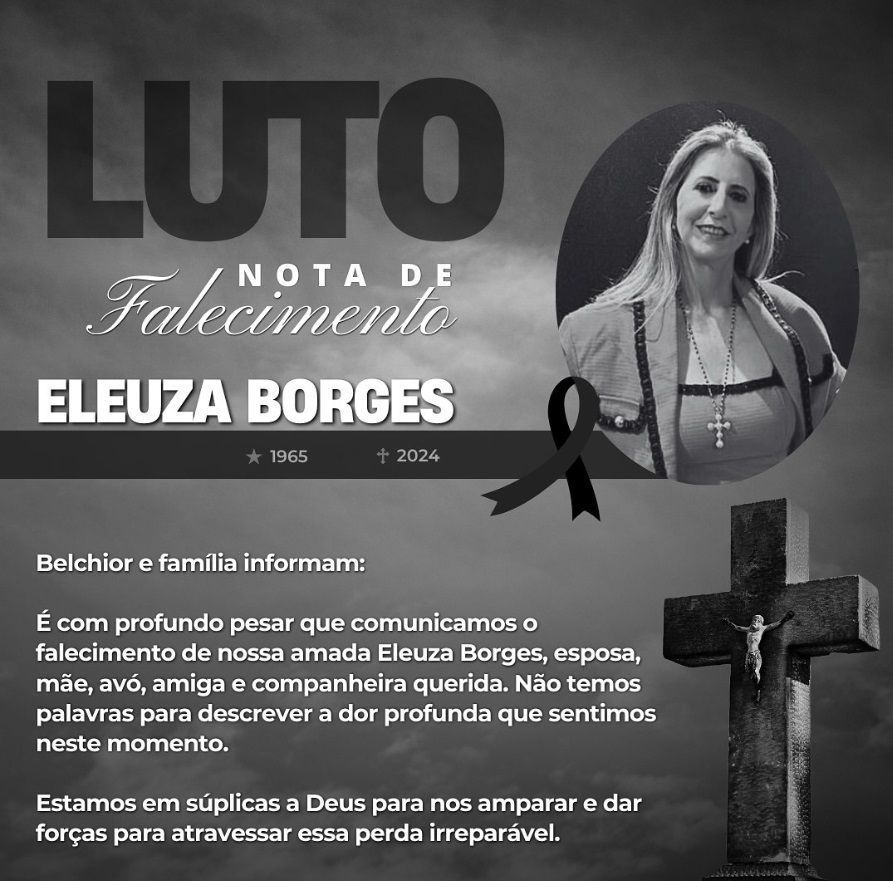 Prefeito de Santa Juliana posta nota de pesar pela morte da esposa em acidente