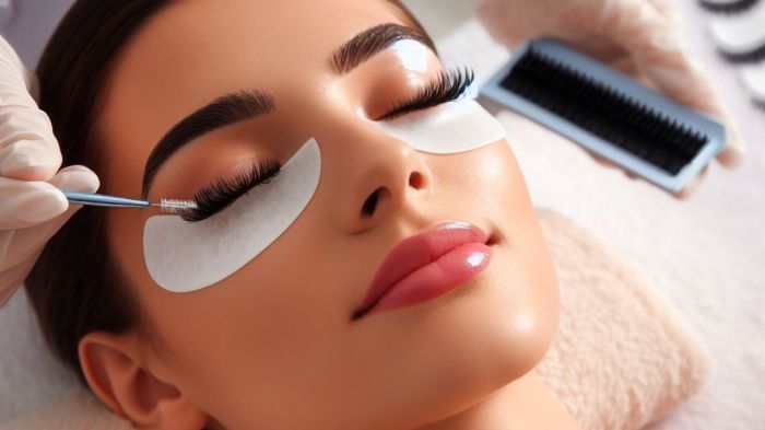 Novas tendências de extensão de cílios 