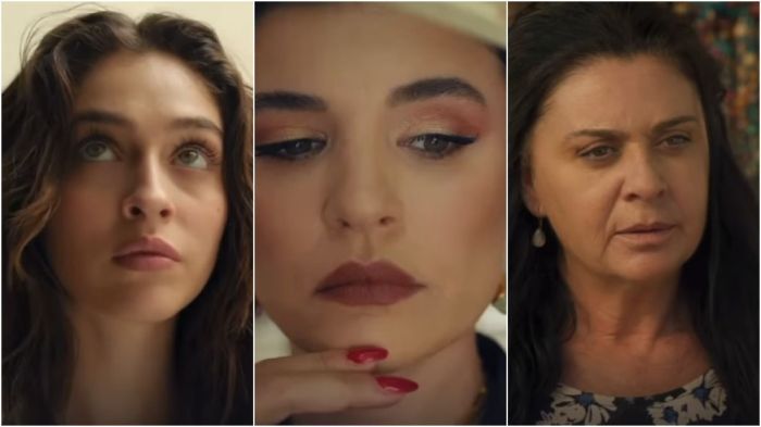 Atrizes fazem papéis equivalentes aos de Nina, Carminha e Mãe Lucinda, respectivamente 
