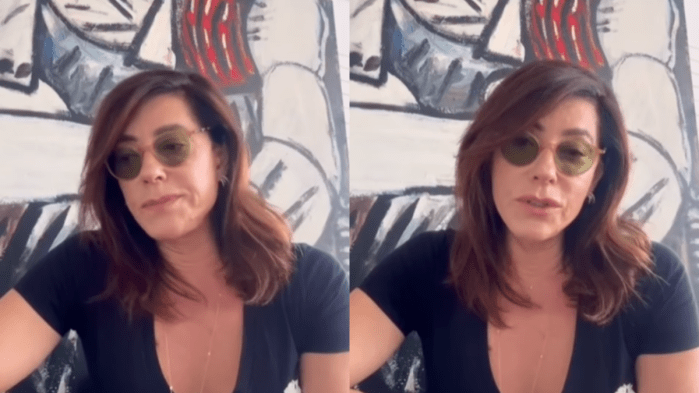 Atriz prestou homenagem ao ex-marido