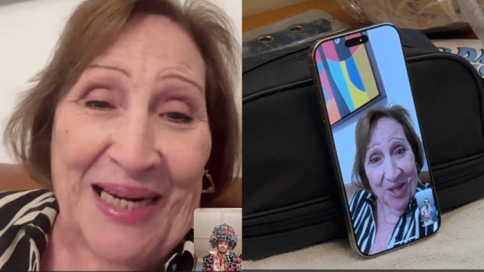 Dona Déa reagiu ao ver Pedro Sampaio fantasiado 