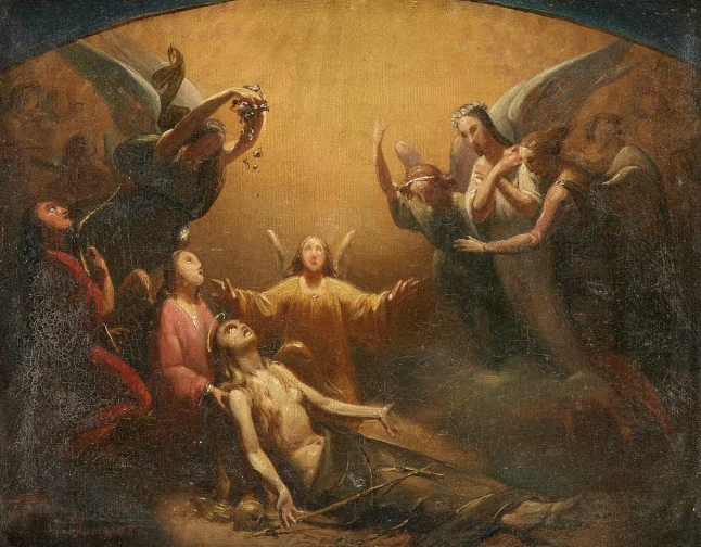 Death of Mary Magdalen, obra de 1840 Death of Mary Magdalen, obra de 1840