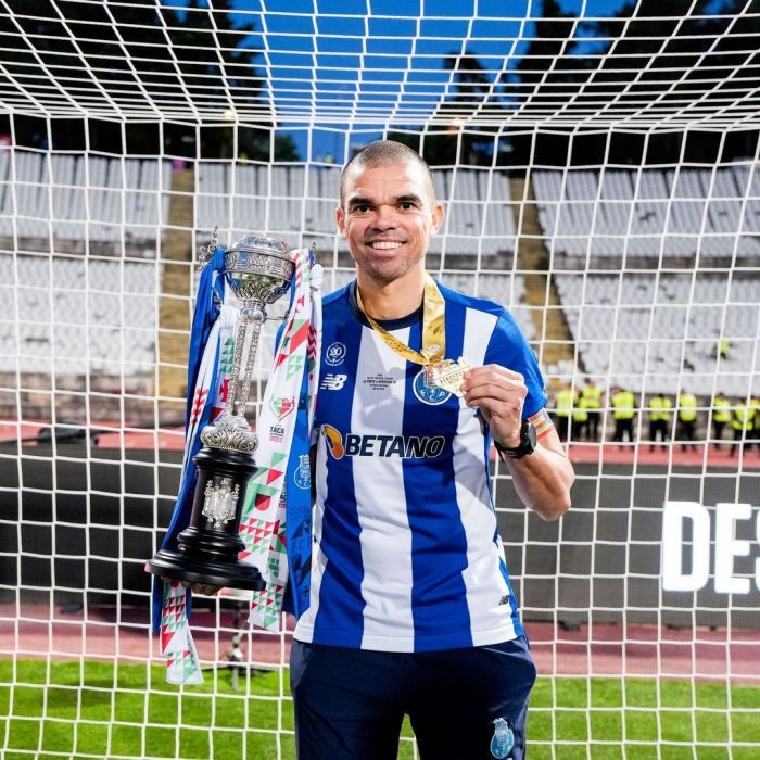 Pepe foi campeão da Taça de Portugal de 2023/24 com o Porto