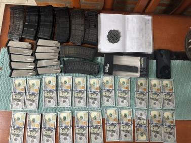 Fotos da ação da Polícia Federal durante a operação Dakovo, contra tráfico de armas