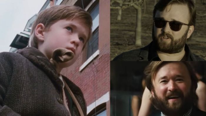 Haley Joel Osment em O Sexto Sentido, 1999, em The Devil has a Name, 2021 e em Pisque Duas Vezes de 2024