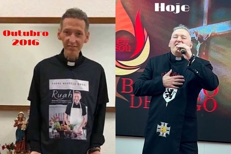 Padre Marcelo Rossi mostra transformação física após depressão