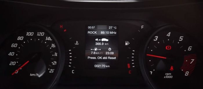 Computador de boirdo do carro Fiat Argo