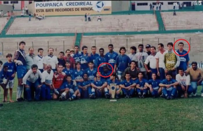 Dandão e Ronaldo no Cruzeiro Dandão e Ronaldo no Cruzeiro