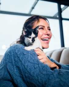 Paolla Oliveira abriu o álbum de fotos com os novos pets