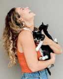 Paolla Oliveira abriu o álbum de fotos com os novos pets
