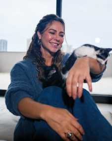 Paolla Oliveira abriu o álbum de fotos com os novos pets