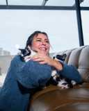 Paolla Oliveira abriu o álbum de fotos com os novos pets