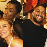Paolla Oliveira curte samba com amigos e famosos no RJ