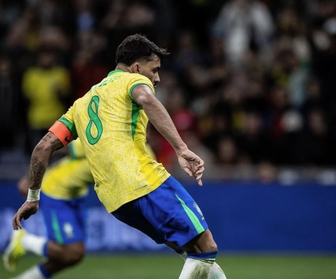 Paquetá fecha 2024 pela Seleção Brasileira com amarelo em mais da metade dos jogos