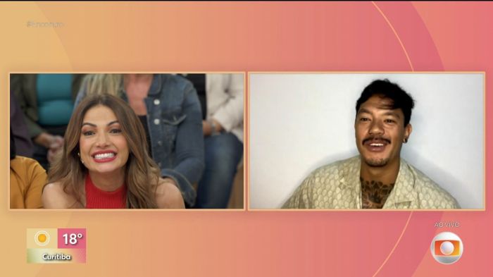 Patrícia Poeta conversa com Gabriel no 'Encontro' Patrícia Poeta conversa com Gabriel no 'Encontro'