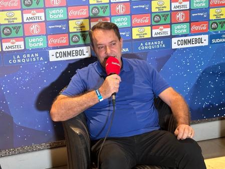 Pedro Lourenço em entrevista à Itatiaia em Assunção