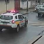 Vídeo: criminosos escapam de perseguição da PM passando por linha de trem em Contagem