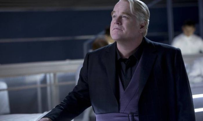 Philip Seymour Hoffman como Plutarch Heavensbee, em 'Jogos Vorazes'