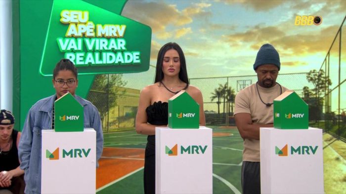 Milena, Jordana e Boneco disputaram imóvel