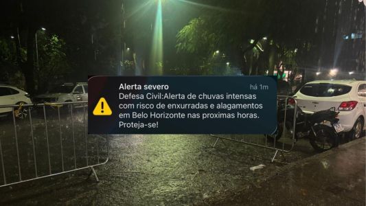 Alerta foi divulgado na noite desta sexta-feira (13)