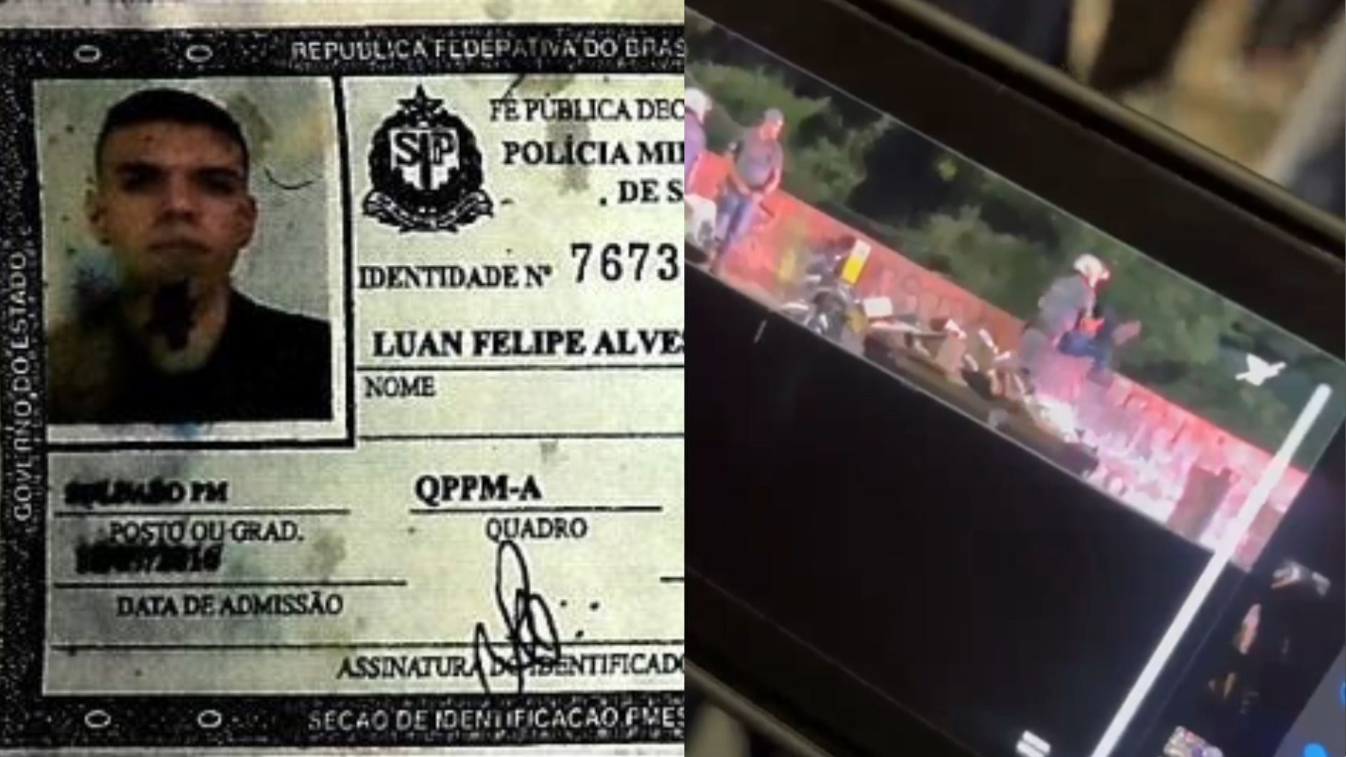 'A gente chega calmo', diz PM que jogou homem de ponte em SP sobre as abordagens policiais