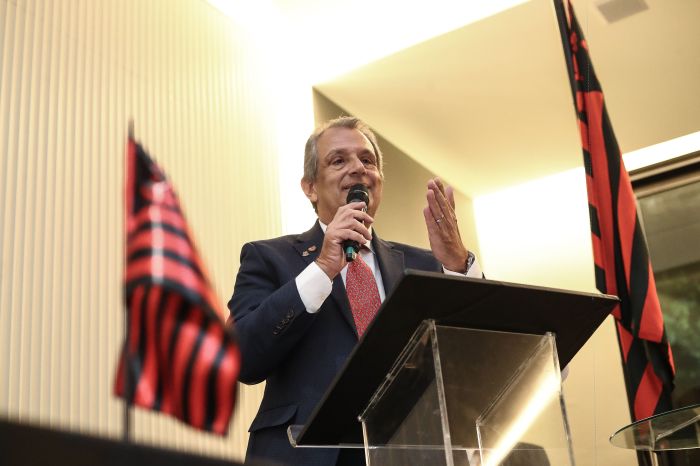 Posse de Luiz Eduardo Baptista, o Bap, como presidente do Flamengo