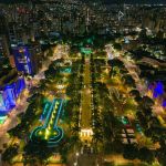 Show de drones na Praça da Liberdade complica o trânsito na região Centro-Sul de BH