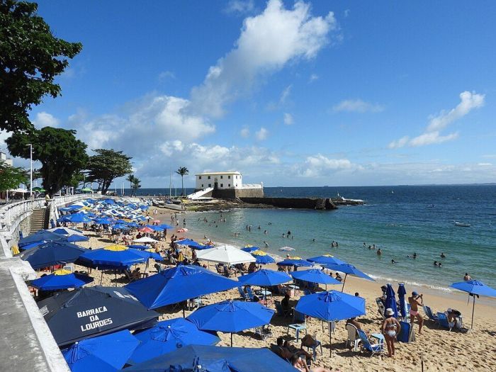 Praia do Porto da Barra e Forte de Santa Maria, Salvador, Bahia