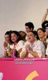 Preta parabenizou Ivete Sangalo