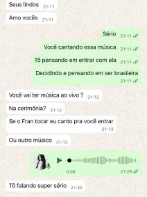 Preta Gil cantou no casamento de Mari Saad e Romulo Arantes Neto