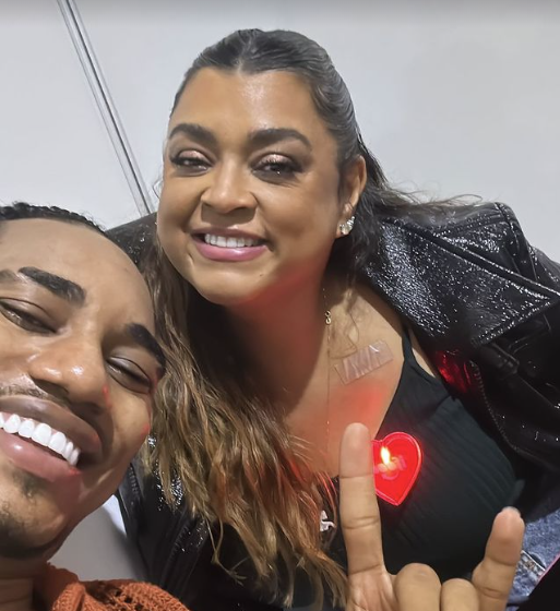 Preta Gil e O Kannalha em foto no Rock in Rio