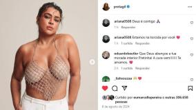 Foto destacada no perfil de Preta Gil recebeu diversos comentários